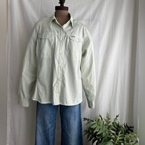 Columbia Silver Ridge Longsleeve Shirt - XL - Light Lime